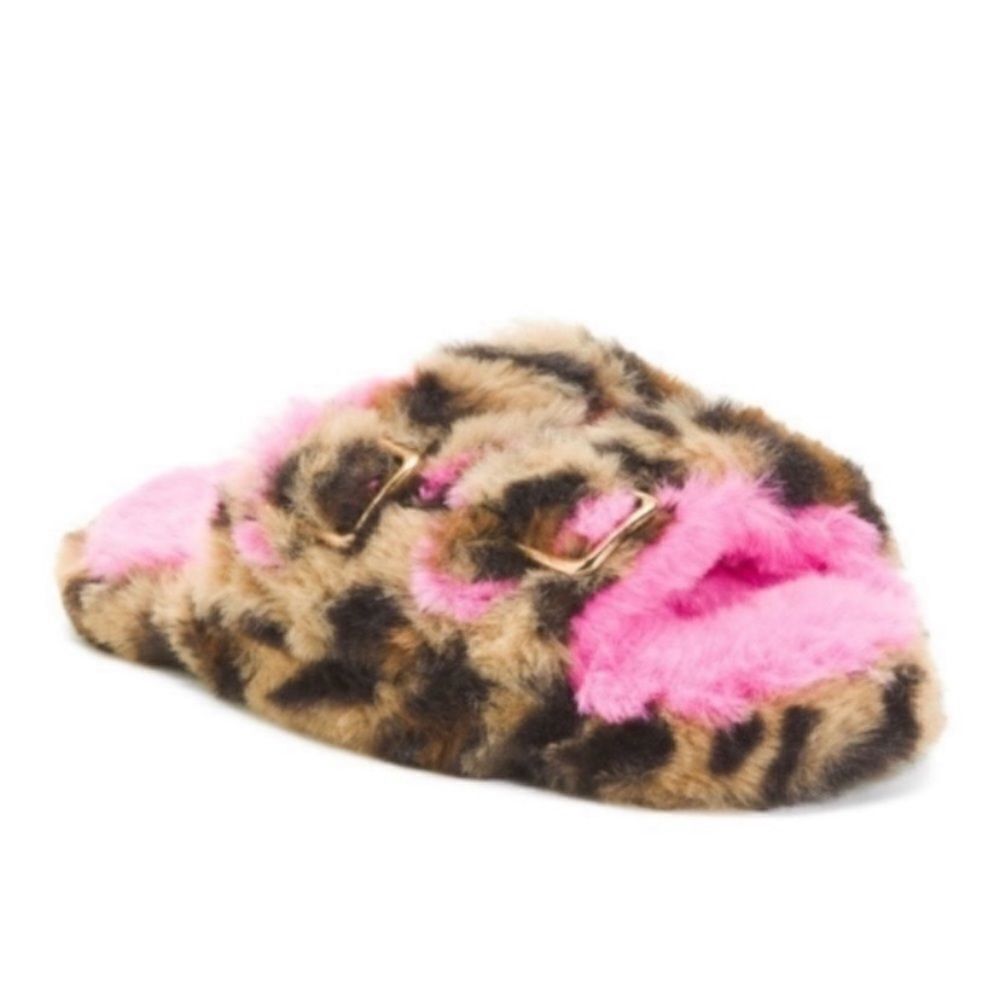 NEW Steve Madden Jaround Animal Print Slippers